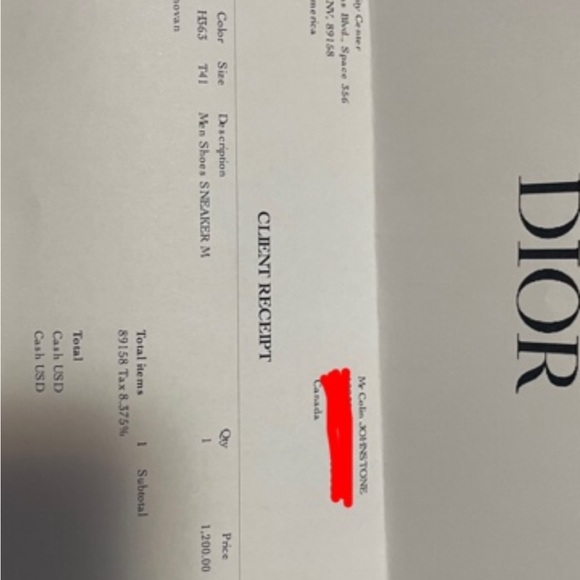 Dior B23 Mens Size 41/ 9.5US Men’s - Picture 3 of 5